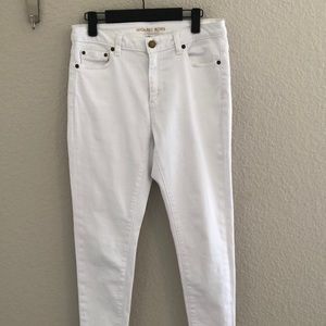 Michael Kors Jeans White Size 8 Selma Skinny